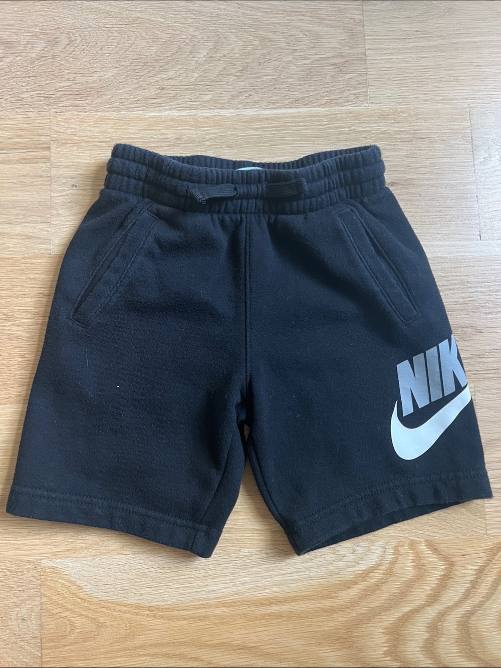 Nike Black Shorts with White Logo